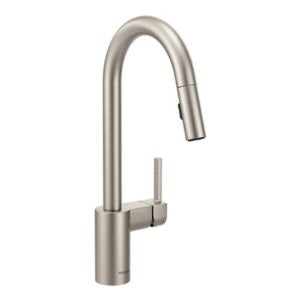 Moen 7565SRS Align One-Handle High Arc Pulldown Kitchen Faucet, Spot Resist Stainless