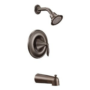 Moen T2133ORB Eva Posi-Temp Tub and Shower Trim Kit without Valve, Oil Rubbed Bronze