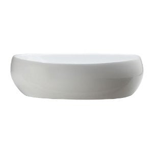 Decolav 1447-CWH Classically Redefined Oval Above Counter Lavatory Sink, White