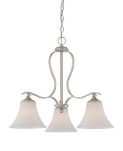 Quoizel SPH5103PN Sophia 3-Light Chain Hung Chandelier, Palladian Bronze