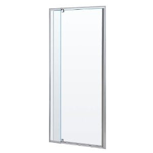 DreamLine SHDR-22327206-01 Semi-Frameless Pivot Shower Door 32 to 36 by 72 Clear 1/4 Glass Door Chrome Finish