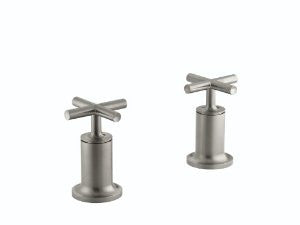 KOHLER K-T14429-3-BN Purist Bath or Deck Wall-Mount High-Flow Bath Valve Trim, Vibrant Brushed Nickel