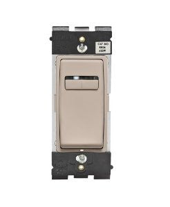 Leviton Renu Incandescent Dimmer REI06-CA for Single Pole, 3-way or more Applications, 600W-120VAC, in Café Latte