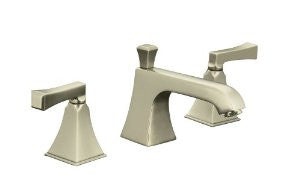 KOHLER K-454-4V-BN Memoirs Widespread Lavatory Faucet with Stately Design, Vibrant Brushed Nickel