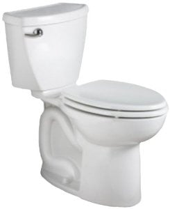 American Standard Cadet 3 Elongated Flowise Two-Piece High Efficiency Toilet with 10-Inch Rough-In, White White