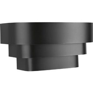 Progress Lighting P7103-31 Tri-Band Wall Sconce, Black