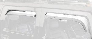 Putco 480502 Element Chrome Window Visor - Set of 4
