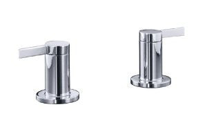KOHLER K-T955-4-CP Stillness Bath, Deck, or Wall-Mount High-Flow Bath Valve Trim, Polished Chrome