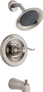 Delta Faucet 144996-BN Foundations Windermere, Monitor(R) 14 Series Tub and Shower Trim, Brushed Nickel