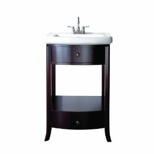 Pegasus 3017VS24 Parisian 24-Inch Vanity, Espresso