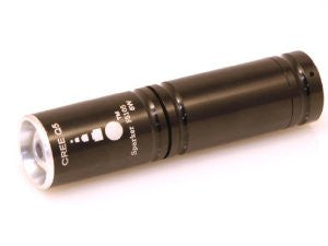 Weiita F5105 Tactical Flashlight 300 Lumens Cree Q5 LED Zoomable, Shock Resistant, Weatherproof