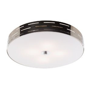 Artcraft Lighting AC6004 Seattle Small Flush Mount Light, Polished Chrome