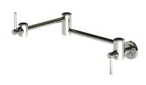Elkay LK7757SSS Wall Mount Pot Filler, Satin Stainless Steel