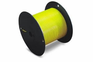 JT&T Products (107C) - 10 AWG Yellow Primary Wire, 100 Ft. Spool
