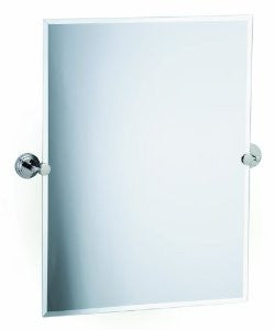 Gatco 5239S Marina Rectangular Wall Mirror, Chrome