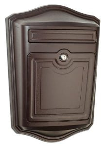 Architectural Mailboxes 2540RZ Maison Locking Wall Mount Mailbox, Oil Rubbed Bronze