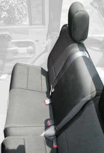 Rugged Ridge 13264.01 Black/Black Custom Neoprene Rear Seat Cover