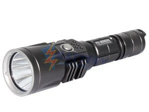 Nitecore Tactical Star Precise P25 Smilodon Rechargeable LED Flashlight w/ Grey Finish, P25SMOGREY