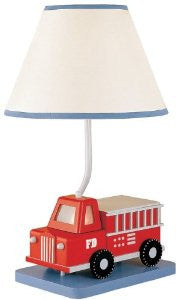 Cal Lighting BO-5666 2 Light Fire Truck Table Light