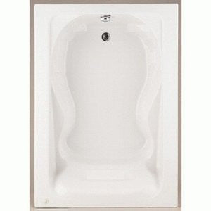 American Standard 2772.002.020 Cadet Bath Tub with form Fitted Back Rest, White