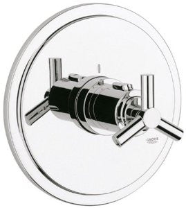 Grohe 19 169 000 Atrio Thermostatic Valve Trim with Trio Spoke Handle, StarLight Chrome