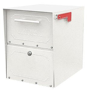 Architectural Mailboxes Oasis Jr. Mailbox, White