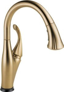 Delta Faucet 9192T-CZ-DST Addison, Single Handle Pull-Down Kitchen Faucet with Touch2O(R) Technology, Champagne Bronze