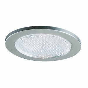 Cooper Lighting 951SNS 4-Inch Trim Lensed Showerlight, Satin Nickel Trim with Glass Lens