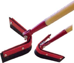 MARSHALLTOWN The Premier Line RED704942 V Shaped Crack Squeegee with 54-Inch Handle