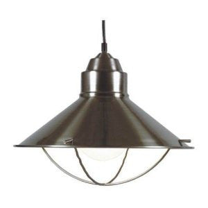 Kenroy Home 66349BS Harbor 16-Inch Pendant, Brushed Steel