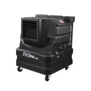 Port A Cool PACCYC02 Cyclone 2000 Portable Evaporative Cooling Unit with 500 Square Foot Cooling Capacity, Black