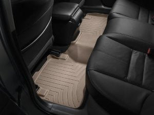 WeatherTech Custom Fit Rear FloorLiner for Ford F150 Super Crew, Tan