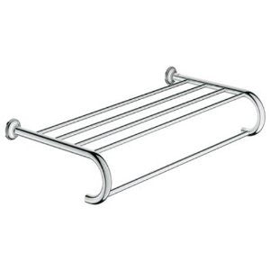 Grohe 40 660 000 Essentials Authentic 24-Inch Brass Multi-Towel Rack, Starlight Chrome