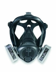 Sperian 766184 Survivair Opti-Fit Silicone Full Facepiece Respirator, Medium