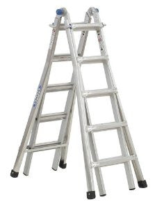 Werner MT-22 300-Pound Duty Rating Telescoping Multi-Ladder, 22-Foot