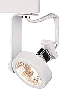 Juno Lighting R731WH Trac-Lites Gimbal Low Voltage MR16 Lamp Holder with 12V Electronic Transformer, White
