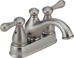 Delta Faucet 2578LF-SSMPU Leland, Two Handle Centerset Lavatory Faucet, Stainless
