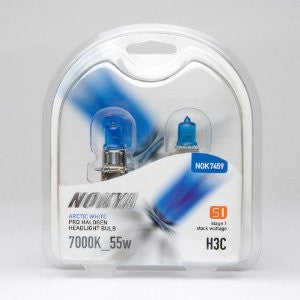Nokya H3C Headlight Bulbs - Arctic White 7000K 55W (Stage 1)