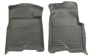 Husky Liners Custom Fit WeatherBeater Front Floor Liner for Select Ford F-150 Models (Grey)