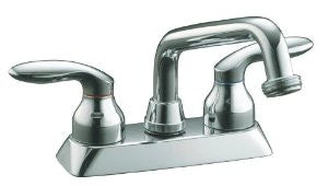 KOHLER K-15271-4-CP Coralais Laundry Sink Faucet, Polished Chrome