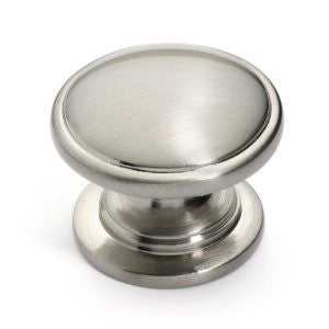 Dynasty Hardware K-80980-SN-25PK Cabinet Hardware Knob, Satin Nickel, 25-Pack