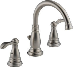 Delta 35984LF-BN Porter Two Handle Widespread Lavatory, Brushed Nickel