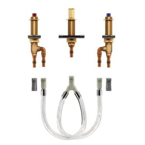 Moen 4793 Two Handle Roman Tub Valve Adjustable 1/2-Inch CPVC PEX Connection