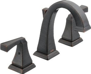 Delta 3551LF-RB Dryden Two Handle Widespread Lavatory Faucet, Venetian Bronze