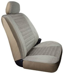 Saddleman S 179181-09 Custom Made Rear Bench / Backrest Seat Cover - Windsor Velour Fabric, Beige