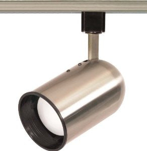 Nuvo TH305 R20 Bullet Cylinder Track Head, Brushed Nickel