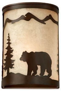 Vaxcel WS55708BBZ Bozeman Wall Sconce, Burnished Bronze