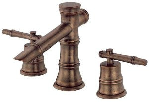 Danze D304045RBD South Sea Two Handle Widespread Lavatory Faucet, Distressed Rubbed Bronze