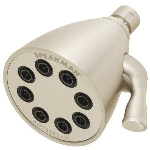 Speakman S-2251-BN Anystream Icon 8-Jet Showerhead, Brushed Nickel