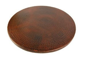 Hand Hammered Copper Lazy Susan